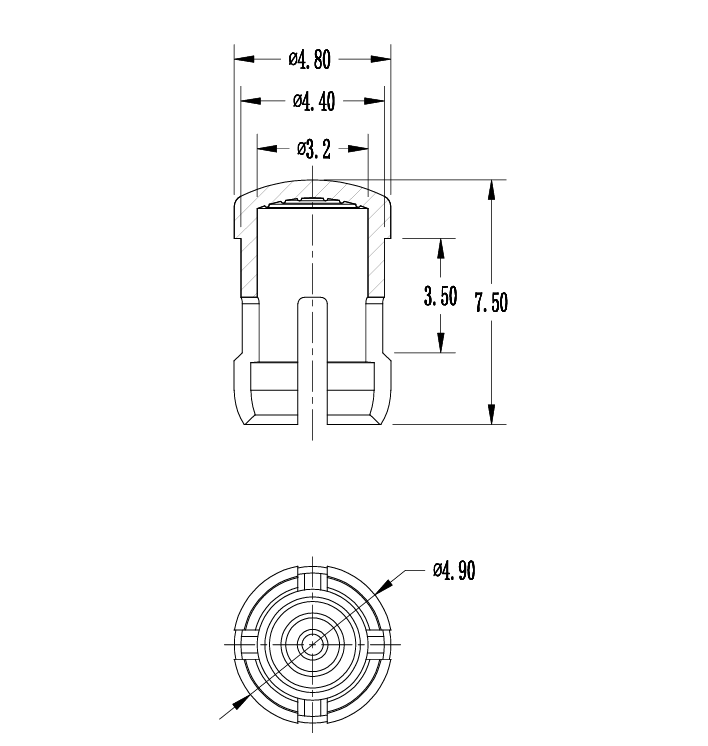 LED灯座90° LC3-1